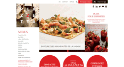 Desktop Screenshot of lapiazzetta.ca