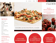 Tablet Screenshot of lapiazzetta.ca